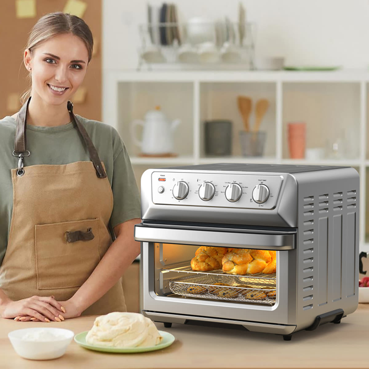 7-in-1 Professional Convection Air Fryer Toaster Oven