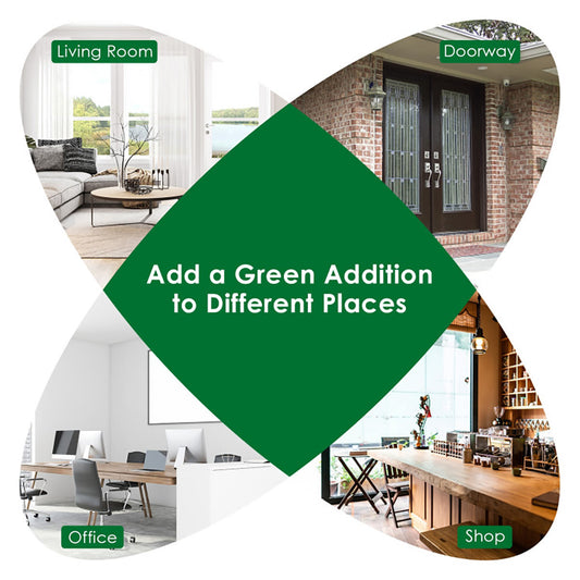 4' Artificial Topiary Triple Ball Tree