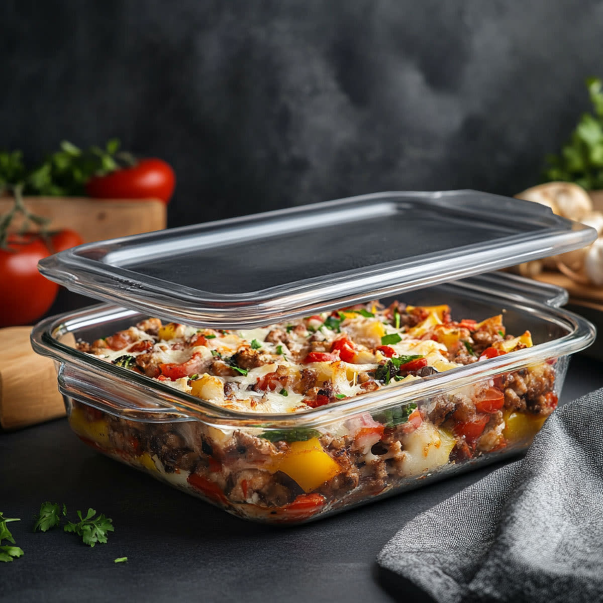 Touch IQ 6QT Glass Container Air Fryer