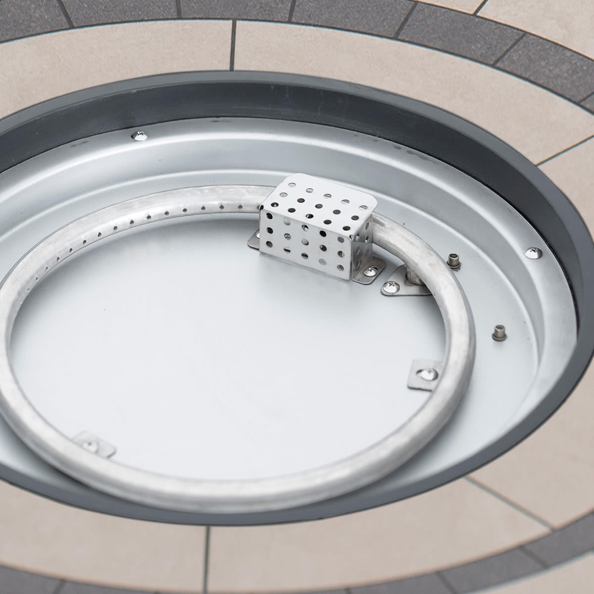 Round Propane Gas Fire Pit Table