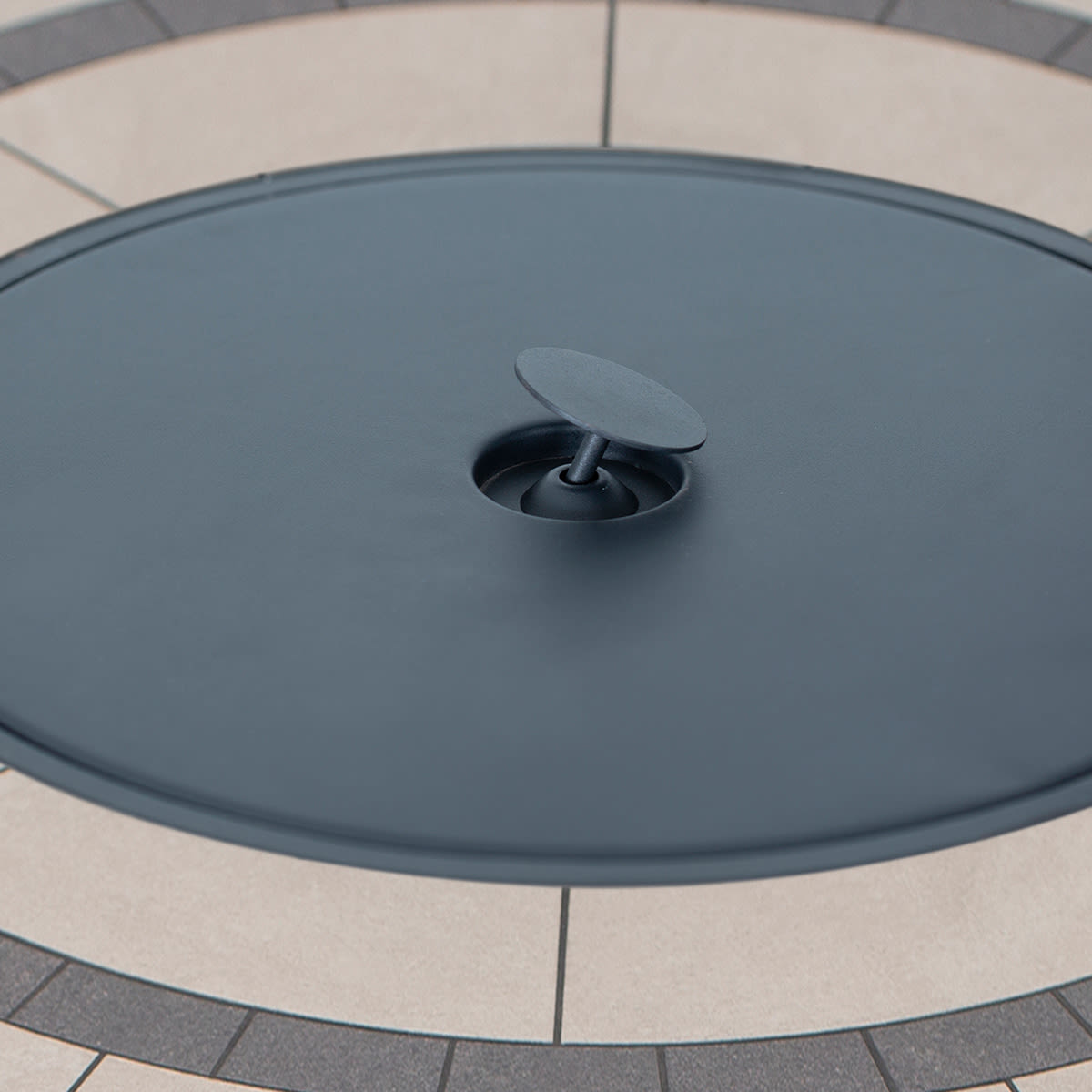 Round Propane Gas Fire Pit Table